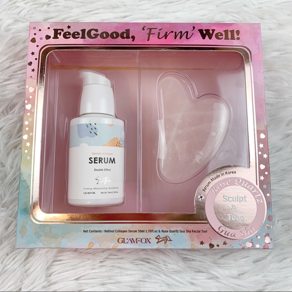 glamfox Skincare Glam Fox Retinol Collagen Serum Guasha Double